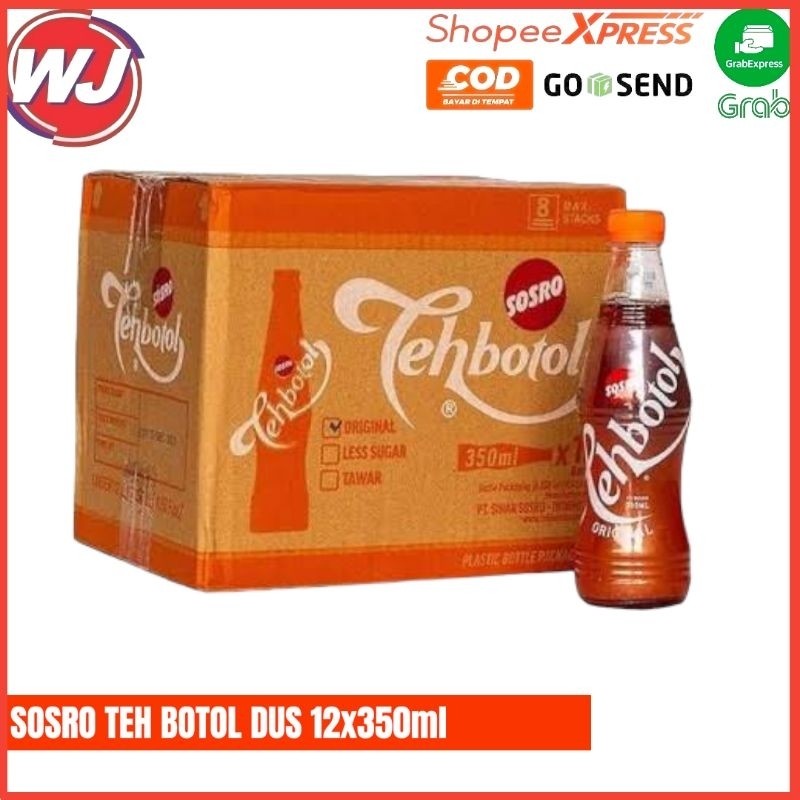 

SOSRO TEH BOTOL DUS 12x350ml