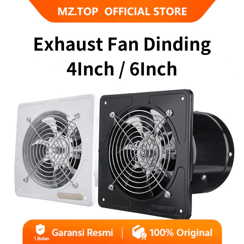 COD - Exhaust Fan Dinding 4inch/6inch Kipas Exhaust Ventilasi Dinding / Booster Fan Exhaust Fan Wall
