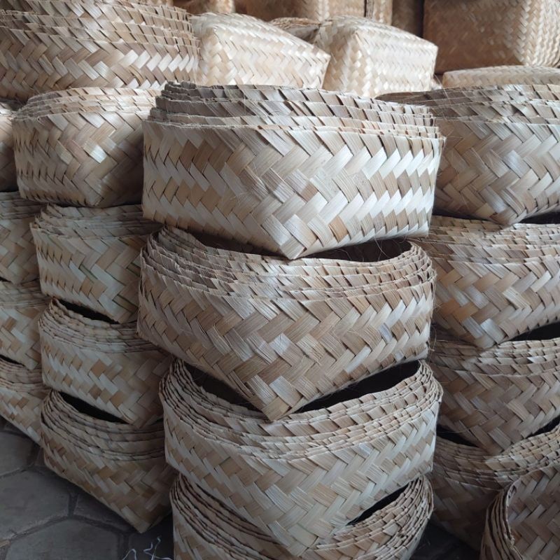 Besek Jumbo 30X30 Besek Walet Bakul Bambu Tumbu Bambu