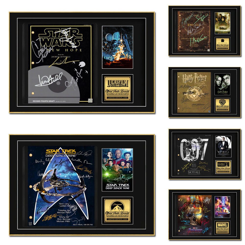 

Classic Magic Science Fiction Adventure Movie Posters With Signature On Canvas Prints Superhero John Wick Wall Painting Decorati