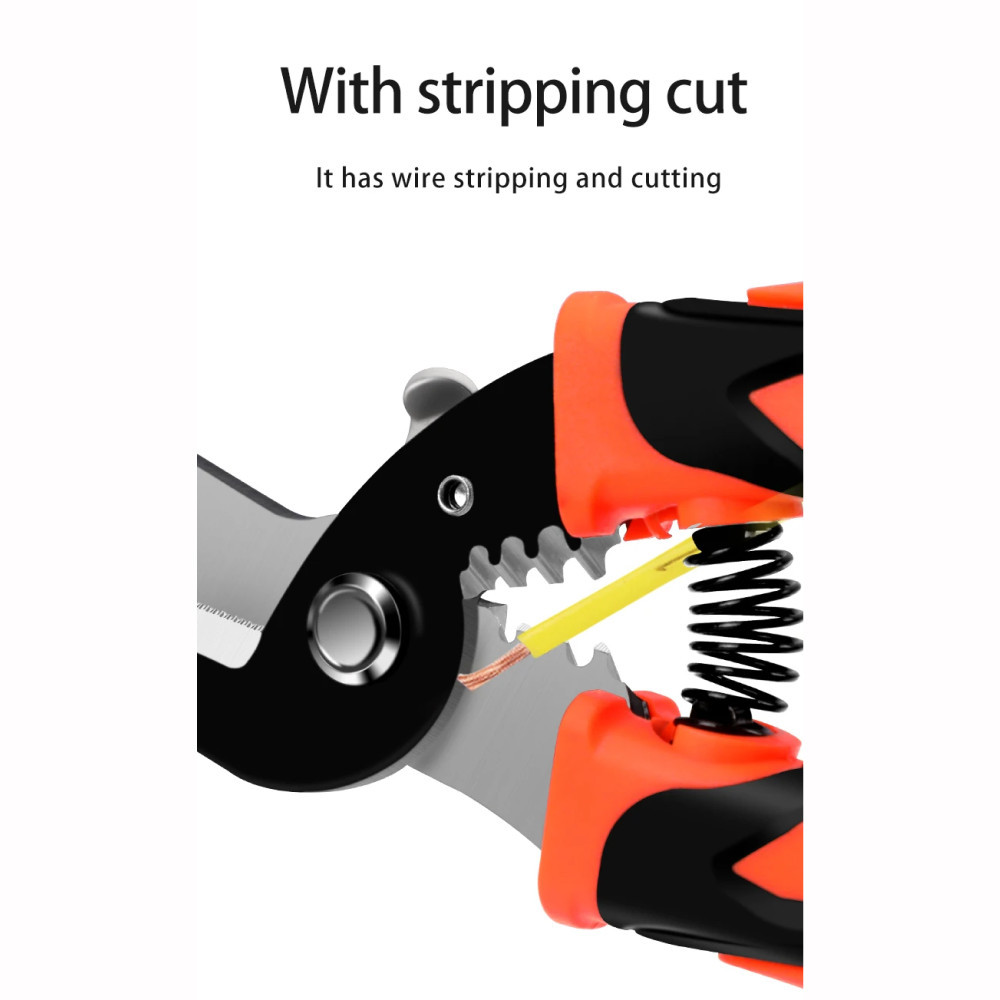 

JKMLLCM OBUN Gunting Kawat Listrik Multifungsi Elbow Wire Cutter Anti Slip - 706026
