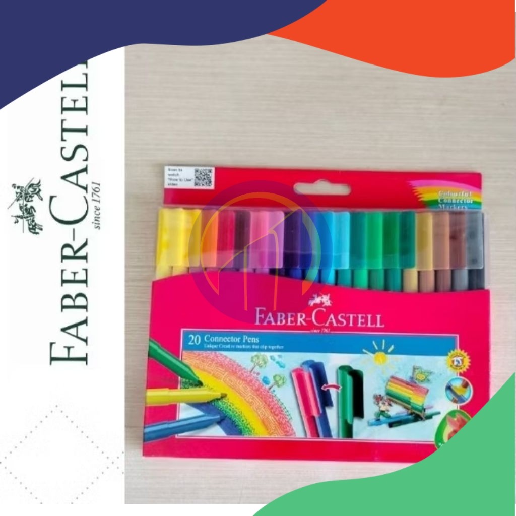 

(SET) Faber-Castell Connector Pen / Spidol Warna Faber Castell (MIN. ORDER 2 SET)