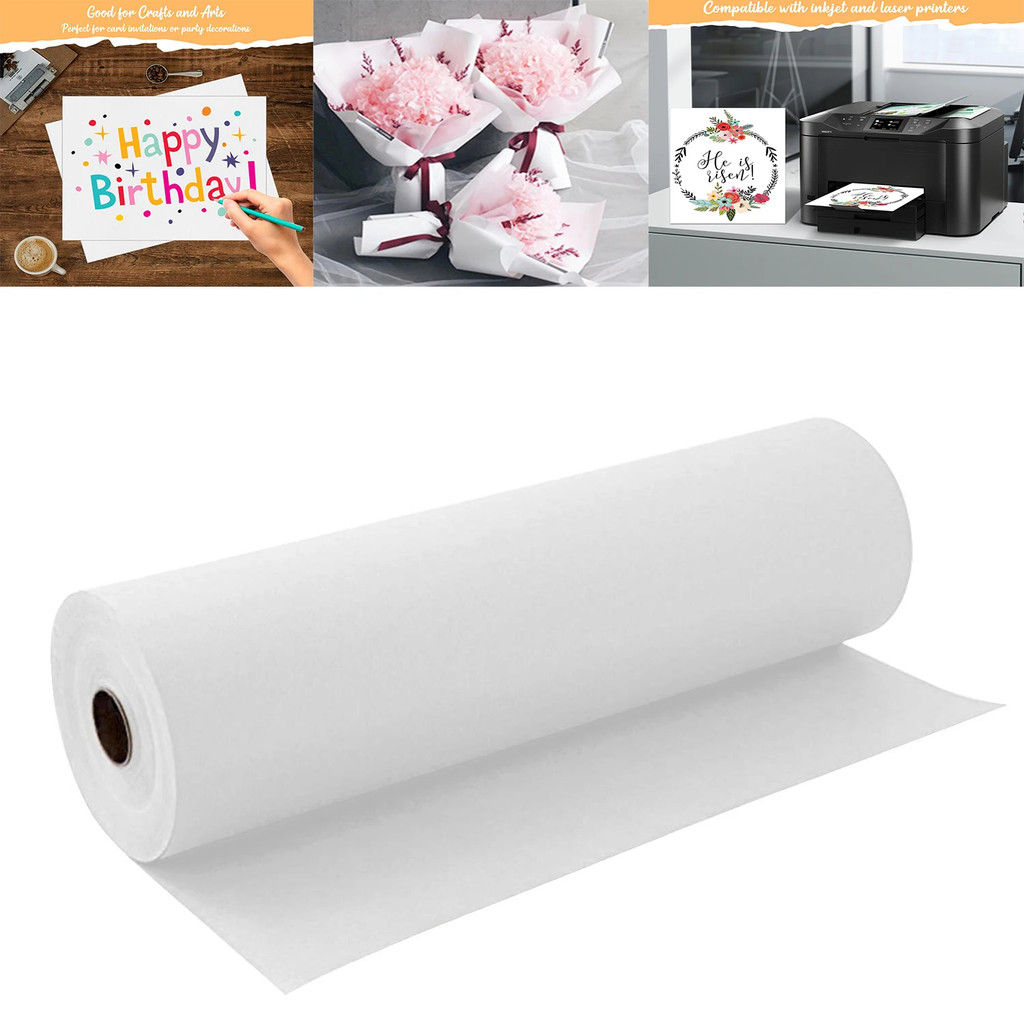 

Promotion 30CMX3M White Kraft Paper, Environmental Protection Kraft Wrapping Paper, Gift Packaging, Painting, Crafts