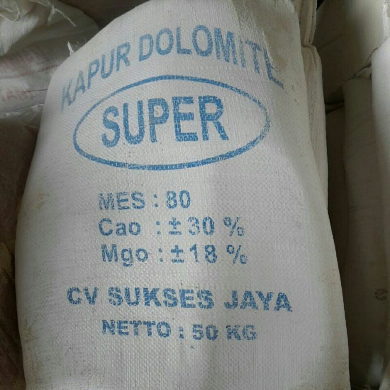 Pupuk Dolomite Kapur Super Kalsium Magnesium Repack 1 kg