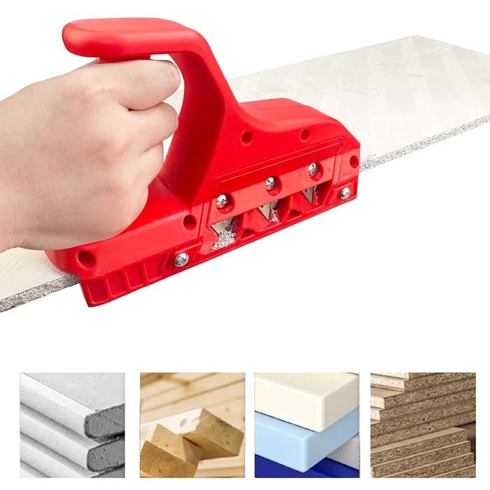 

Cutter Pemotong HPL Taco Sheet 45 dan 60 Derajat Deco Tepi Vinyl Gypsum PVC Edge Trimmer D-03