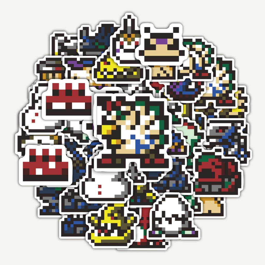 

Sticker Pack Stiker Pixel Digimon V20 | Sticker TUMBLR | Stiker LAPTOP KOPER HELM