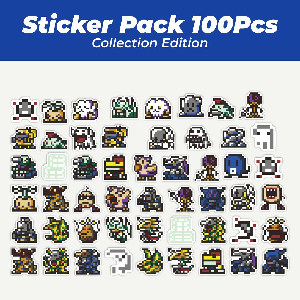 

Hot Stiker Pixel Digimon V15 Lucu Anti Air Stikers Berperekat Waterproof Sticker Decal Buat Motor Helm Buku Journal Koper Casing HP Laptop Botol Minum