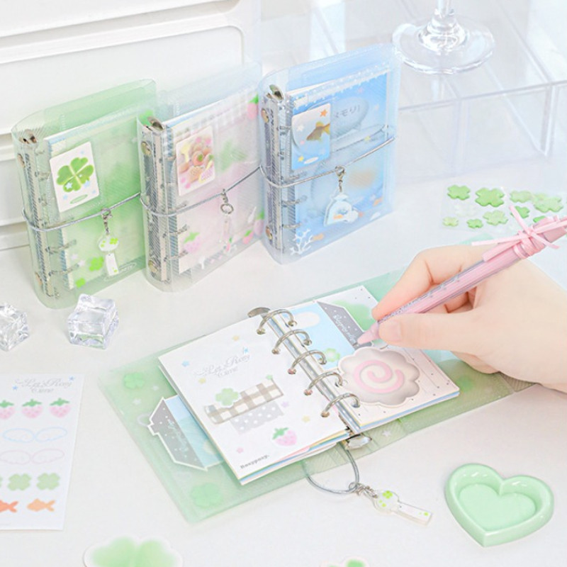 

M5 Portable Binder Notebook Planner Yearly Daily Weekly Agenda Book Journal Book Kawaii School Stationery