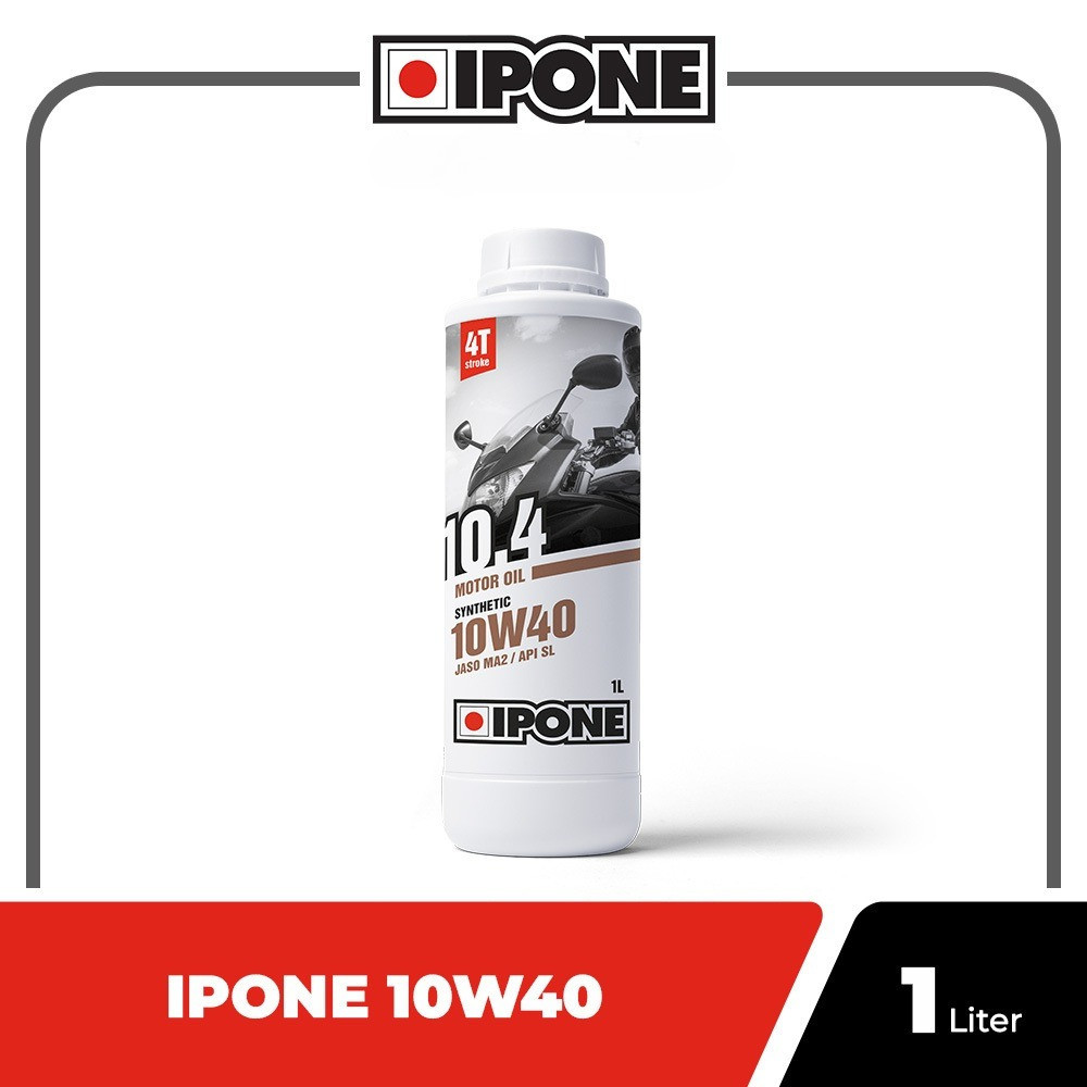 (HB) ORIGINAL Oli Mesin Ipone 10.4 10W40 - Oli Motor 4 Tak Ninja CBR GSX R15 R25 KLX DLL