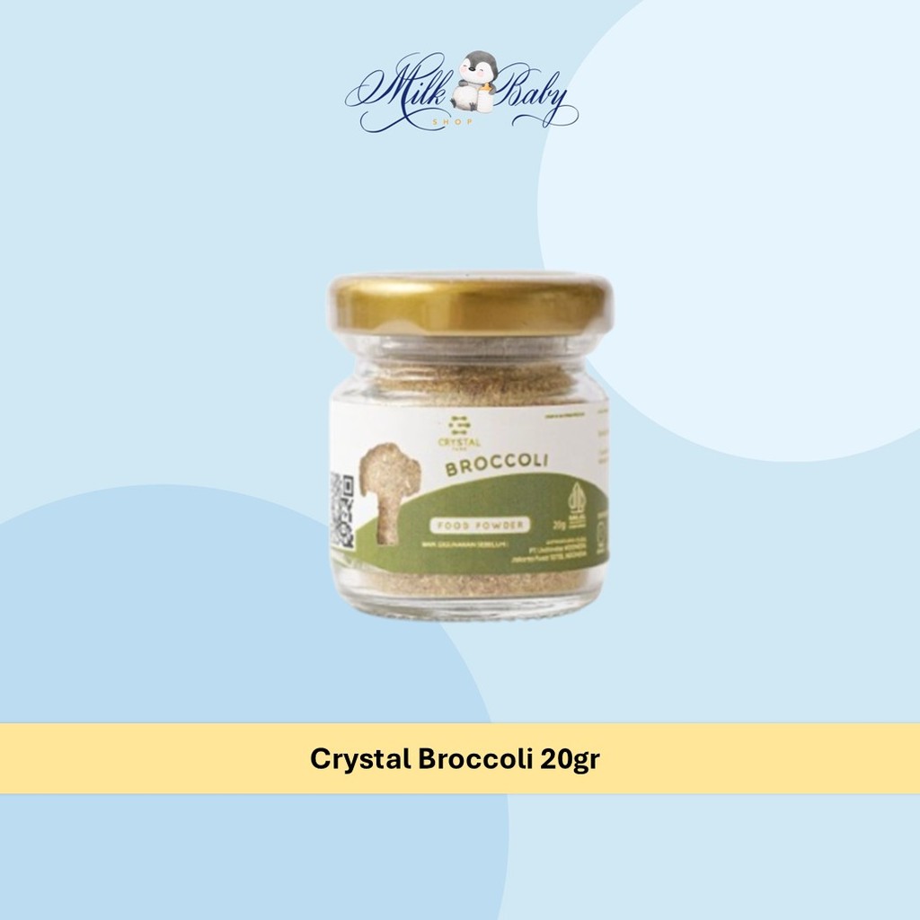 

Crystal Broccoli 20gr - Serbuk Tabur Food Powder Gizi MPASI Non MSG