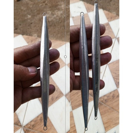 METAL JIG BELEGBEG 100-150 GRAM  BLANK CETAKAN CNC