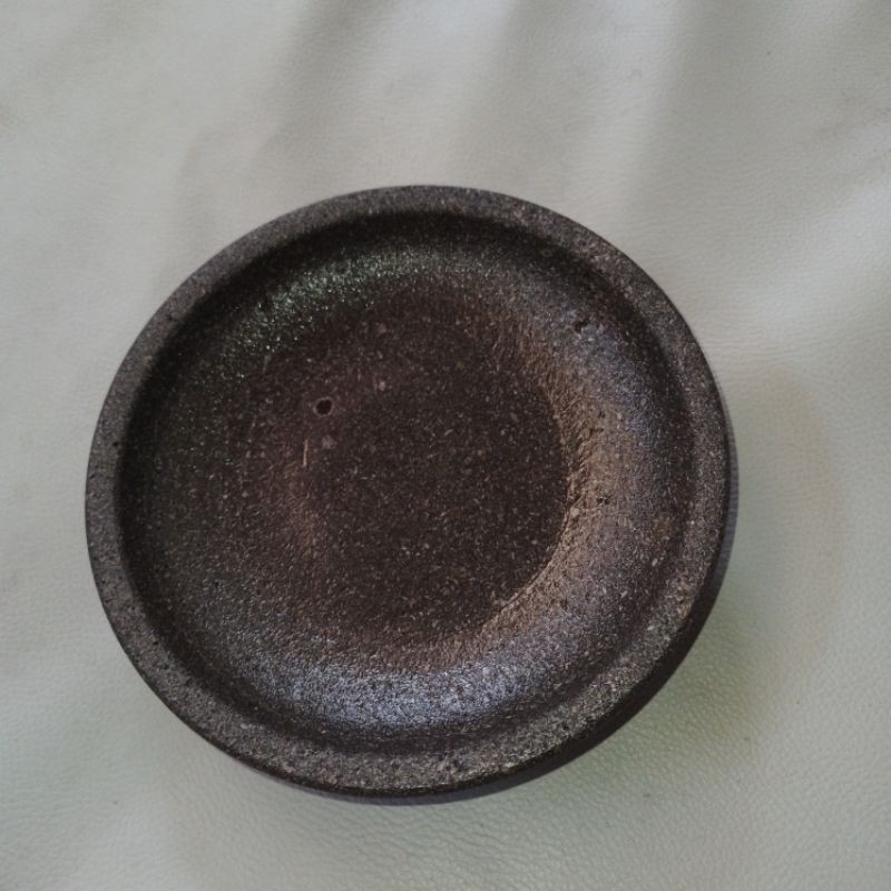 Cobek Batu Asli 20 22cm free ulekan batu asli uleg uleg kecil cobek coet batu asli alami