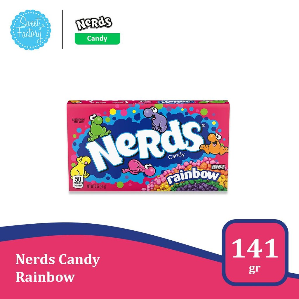 

Nerds Rainbow Candy Video Box 5 Oz - permen Impor USA