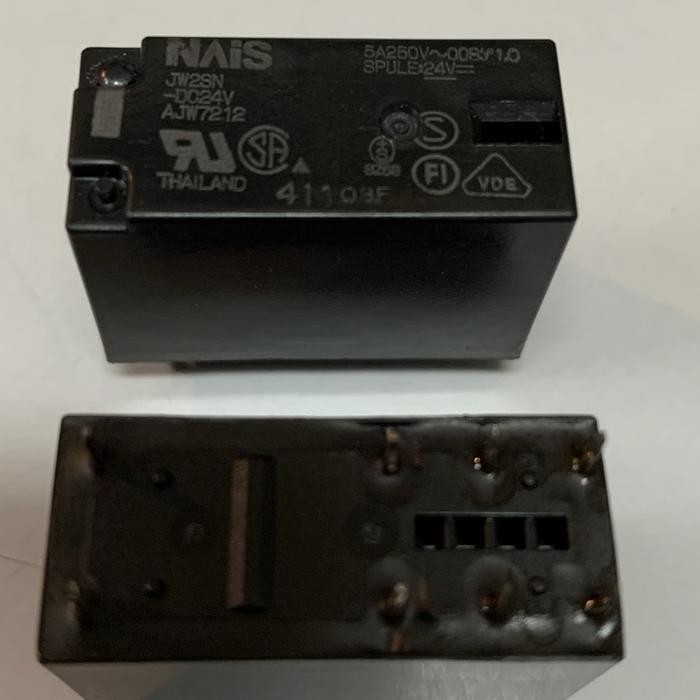 Relay NAIS JW2SN 8pin - 24vdc - 5 Amp. Relay NAIS
