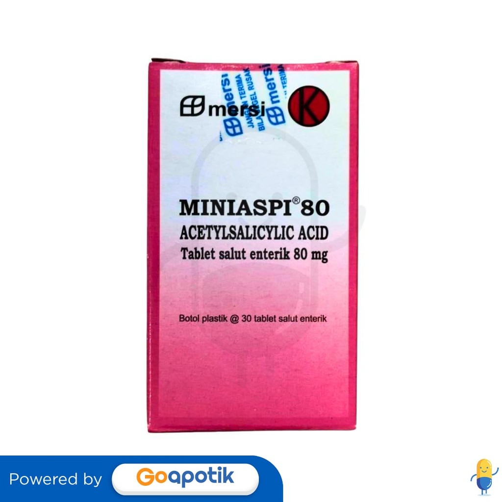Miniaspi 80 Mg Botol 30 Tablet