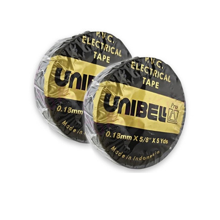 

Solasi Listrik Unibell Hitam - Isolasi Listrik - Selotip Listrik (TA)