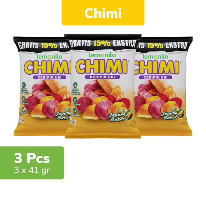 

Vanilla.storee 3 Pcs Lemonilo Chimi Ubi Jagung Bakar 41g