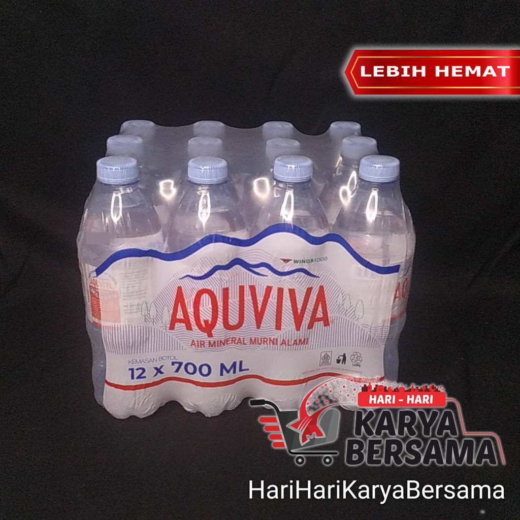 

MINUMAN AIR MINERAL AQUVIVA MURNI ALAMI PACK 12'S X 700ML