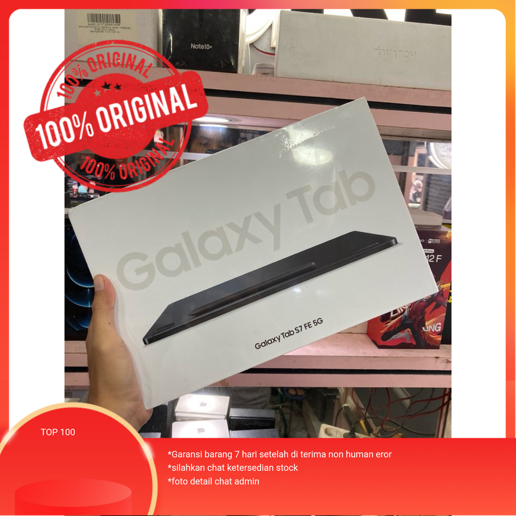samsung tab s7 FE 5G 128gb seluler NEW