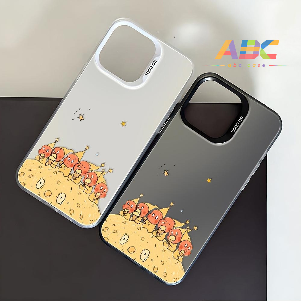 Casing HP motif karakter kecil lucu dan bintang fantasi Untuk iPhone16 11 13 12ProMax 11Pro XSMax 11