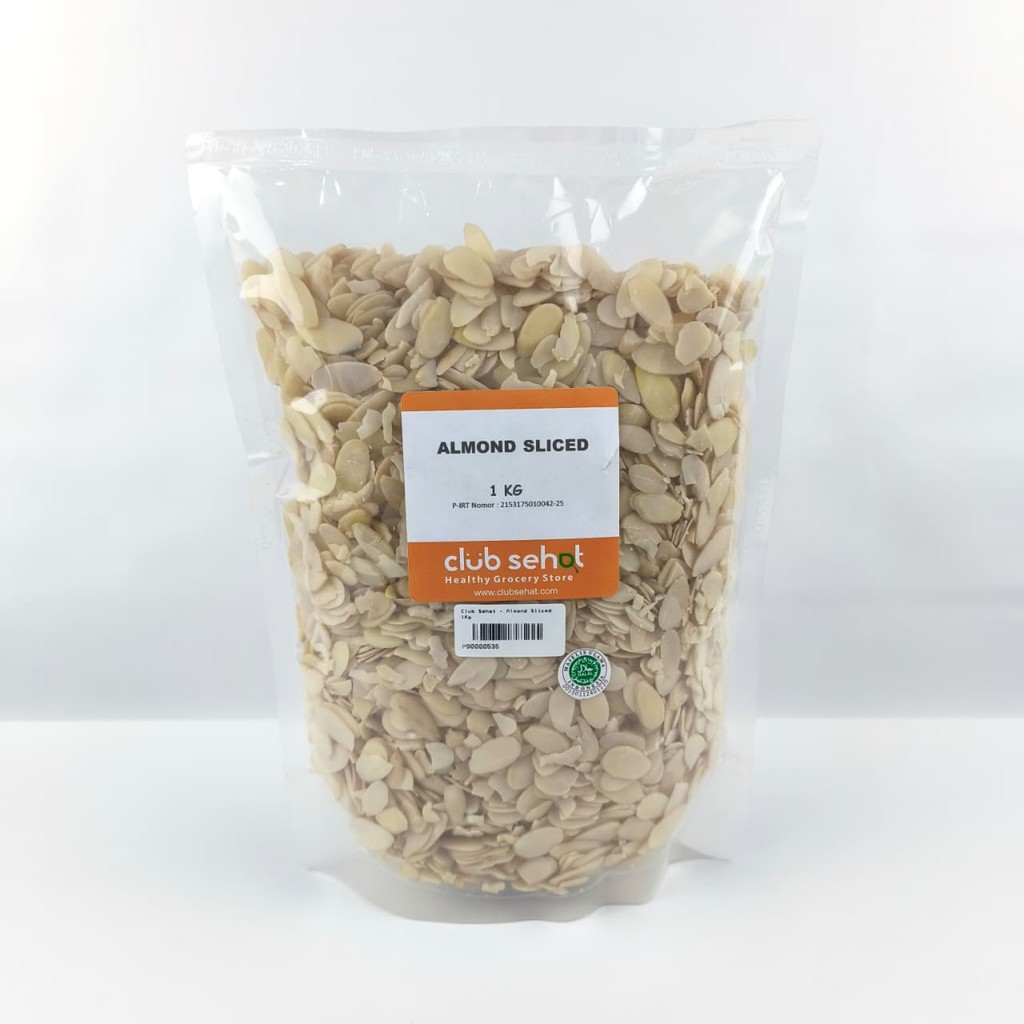 

Club Sehat Almond Sliced 1Kg Almond Mentah Iris