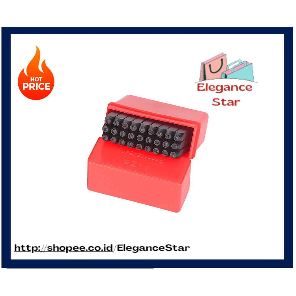 

QJH Number Stamp (0-9) Letter Stamp Set (A-Z) Punch Perfect for Imprinting Metal Stamping Kit, Plastic, Wood, Leather 2-12.5MM