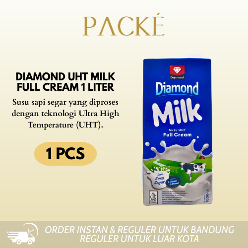 

Diamond UHT Milk / Susu UHT Full Cream 1000ml