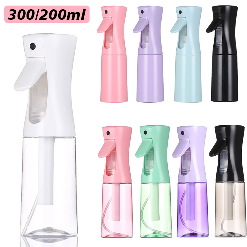 300/200ML High Pressure Continuous Spray Bottle Makeup Hair Water Replenishing Spray Separate Bottle
