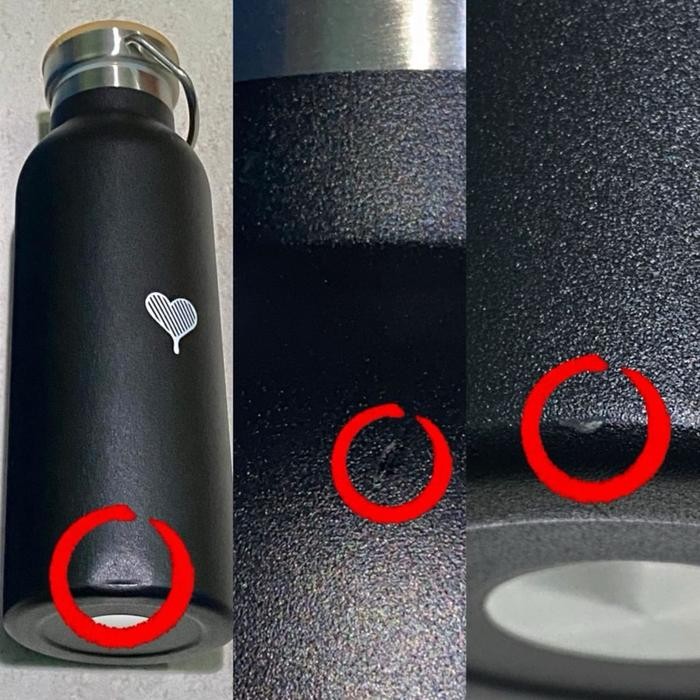 One Piece Tahilalats Lid Tumbler Black, Kopi Kenangan - Defect