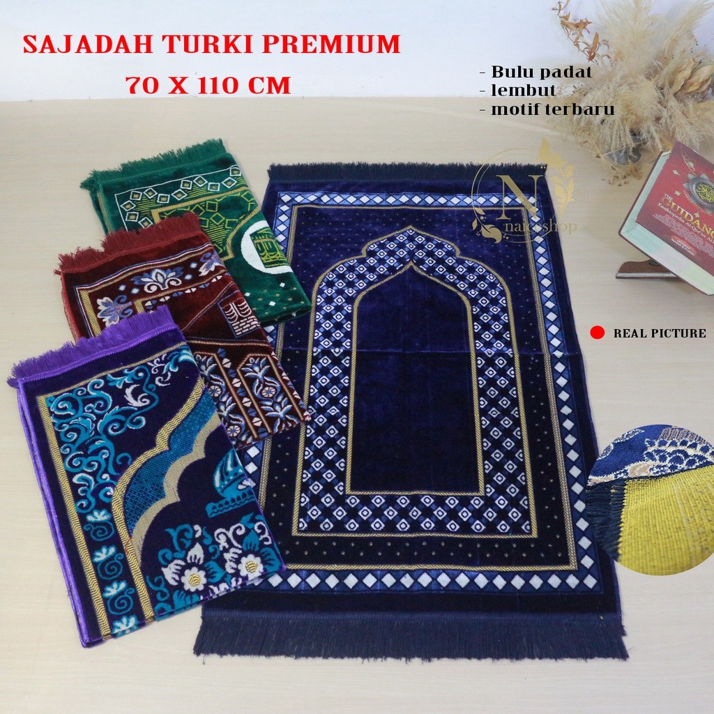 Sajadah Tebal Turki Bulu Premium Dijamin Halus