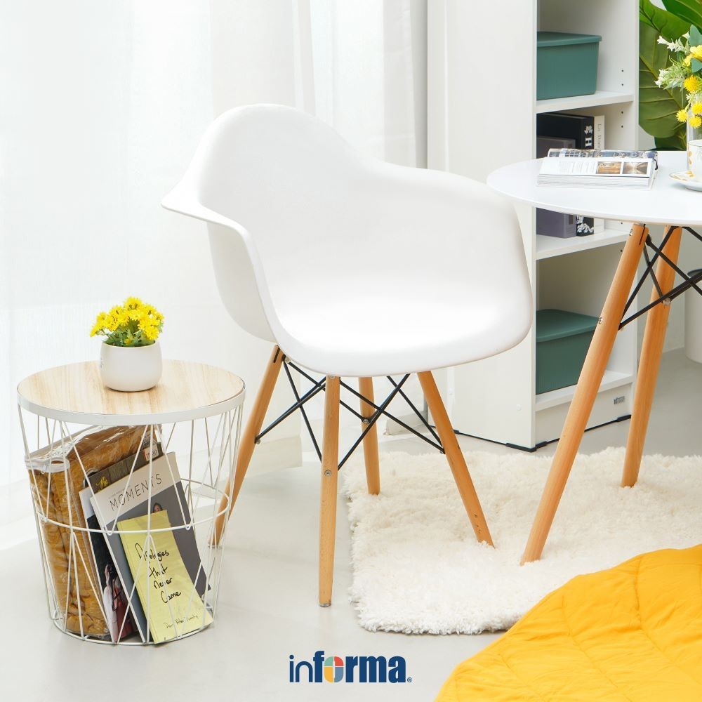 Informa Derwood Ii Kursi Berlengan - Putih