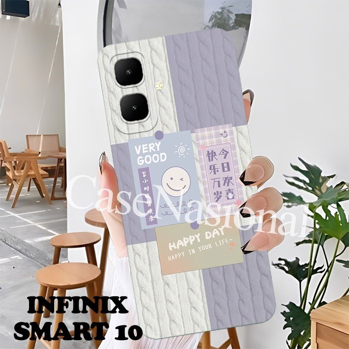 SILIKON Infinix Smart 10 4G 2025 Tecno Spark Go 2 4G 2025 motif Rajut bumper tpu all type handphone[