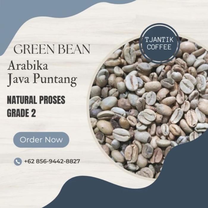 

PROMO! Greenbean Arabika Java Puntang Natural Proses Grade 2