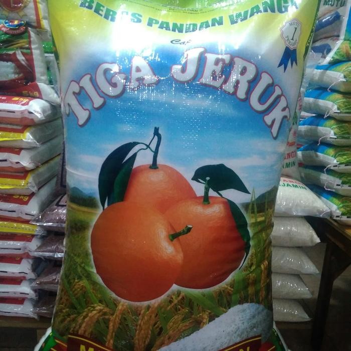 

PROMO! Beras cap tiga jeruk mutu terjamin 20 kg