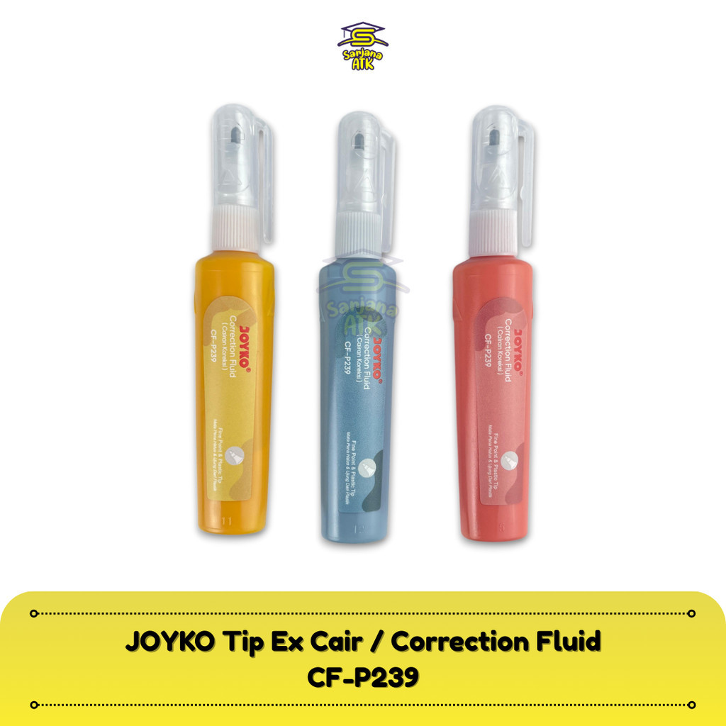 

JOYKO Correction Fluid / Cairan Koreksi Penghapus Tip Ex Cair CF-P239