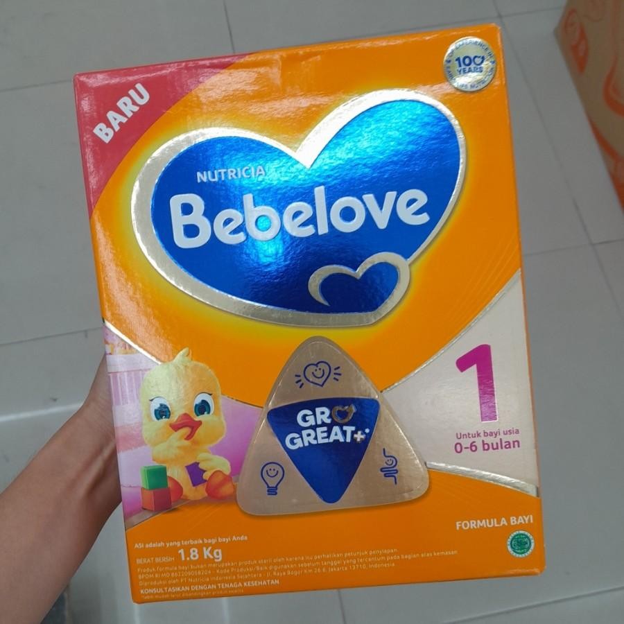 

Bebelove Tahap 1 Susu Bayi Usia 0-6 Bulan 1800gr / 400gr / 200gr