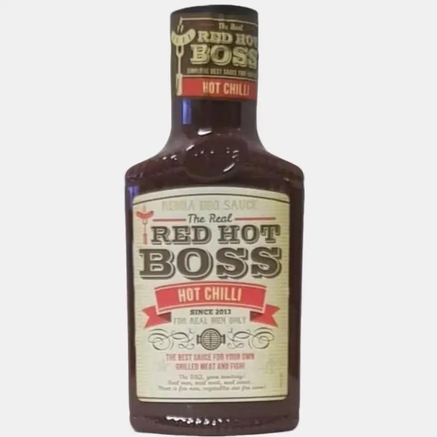 

Remia BBQ Sauce The Real Red Hot Boss Hot Chilli Saus BBQ 450ml