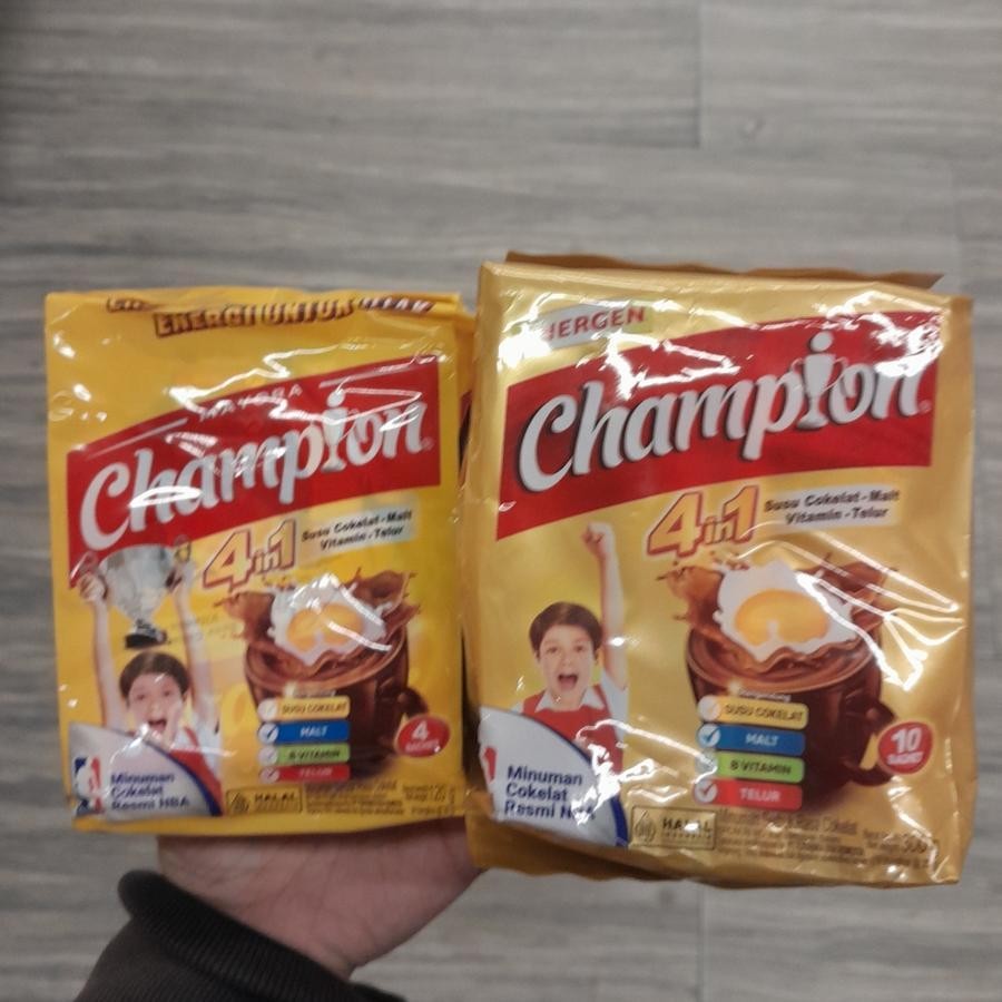 

Energen Champion 4in1 Minuman Susu Coklat Malt 4 Sachet / 10 Sachet