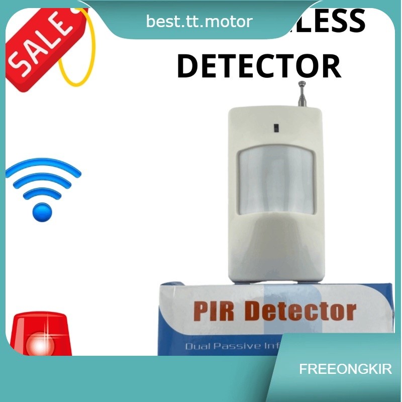 Alarm sensor PIR detector wireless sensor gerak