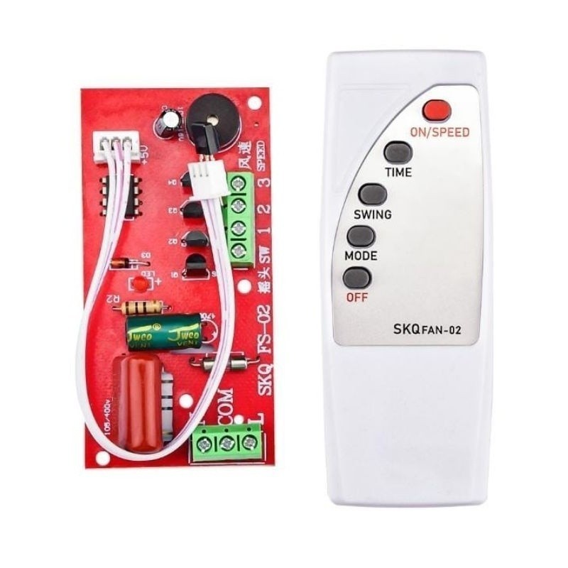 【COD】Modul + Remot universal Kipas Angin Modul Pcb Kipas Angin Yundai / Arashi / Maspion / Cosmos / 