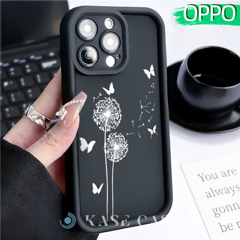 Estetik Butterfly Silicone SoftCase OPPO A18 A16 A15 A3s A5S A60 A17 A17K A54 A53 A12 A58 A31 A1K A7