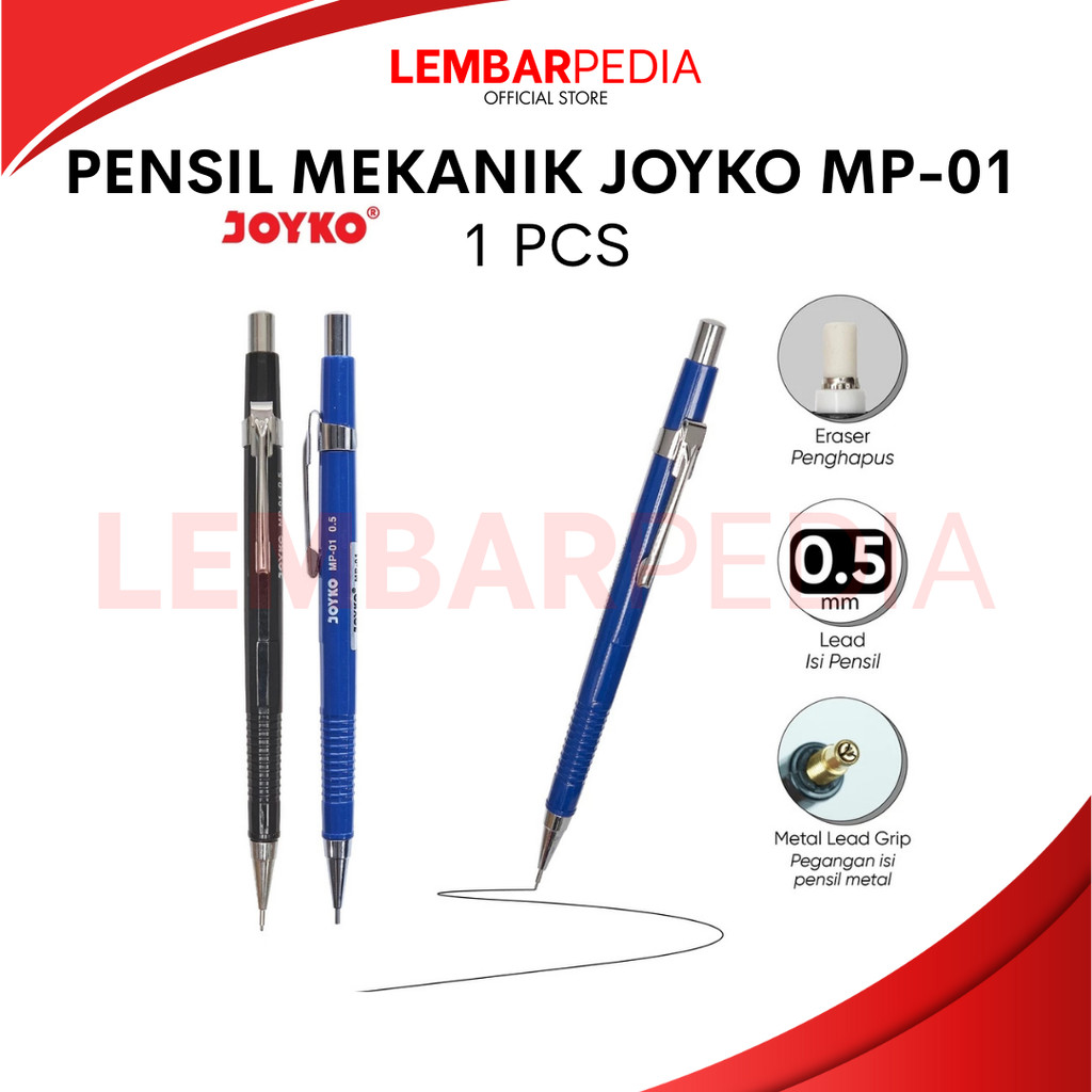 

PENSIL MEKANIK JOYKO MP-01 0.5MM PER PCS SATUAN