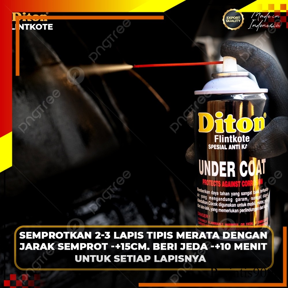 pilok Diton Flinkote under coat coating 300cc cat anti karat