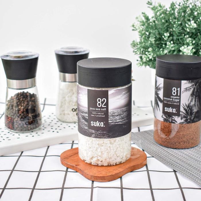 

Suka Java Sea Salt / Garam Laut Natural 450gr Raw Unrefined Salt Garam Putih kasar