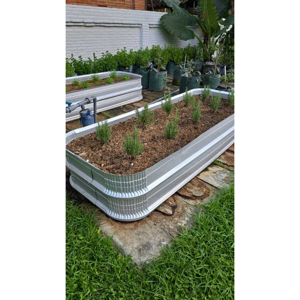 Raised Bed Bedengan Tanaman Ukuran Kecil Bahan Galvalum Dilapisi Anti Karat
