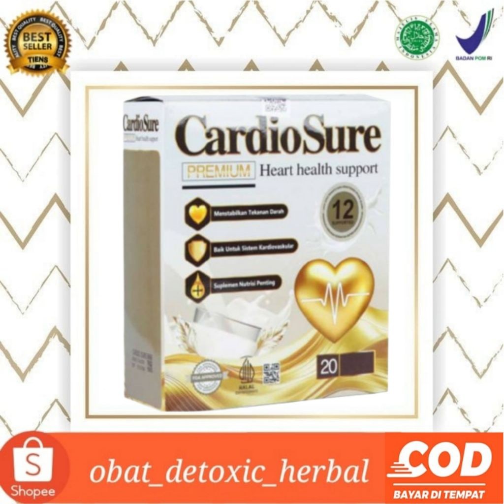 

100% ASLI CARDIOSURE MILK SUSU ASLI OBAT HIPERTENSI STRUK JANTAUNG KOLESTROL ASAM URAT