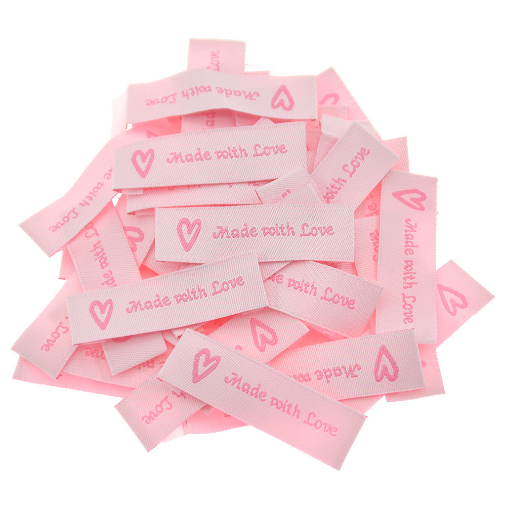 

50PC Love For Labels Accessories DIY Sewing Crafts Tags Bags Decor Accessories