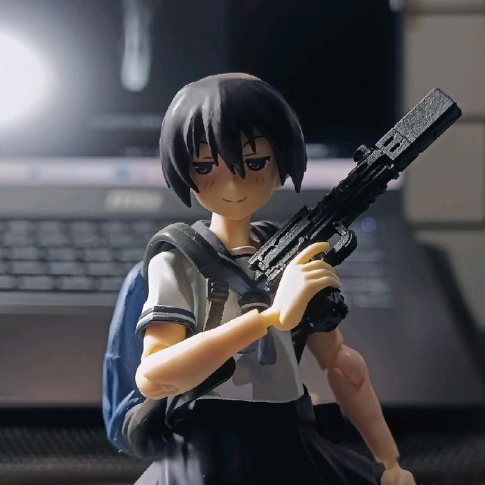 Weapon/Senjata Pistol Future Recast Kitbash Skala1/12 For Figma SHF Mafex Revoltect