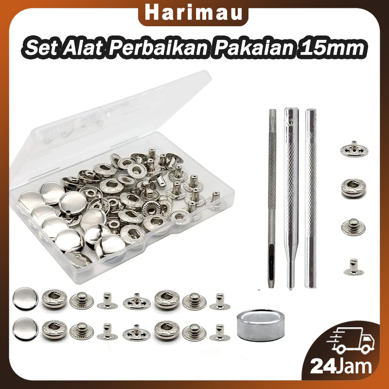 Kancing Jepret Besi Kancing Jepret Cetet Kancing Jepret Anti Karat Alat Pemasang Kancing ​Cepret Utk