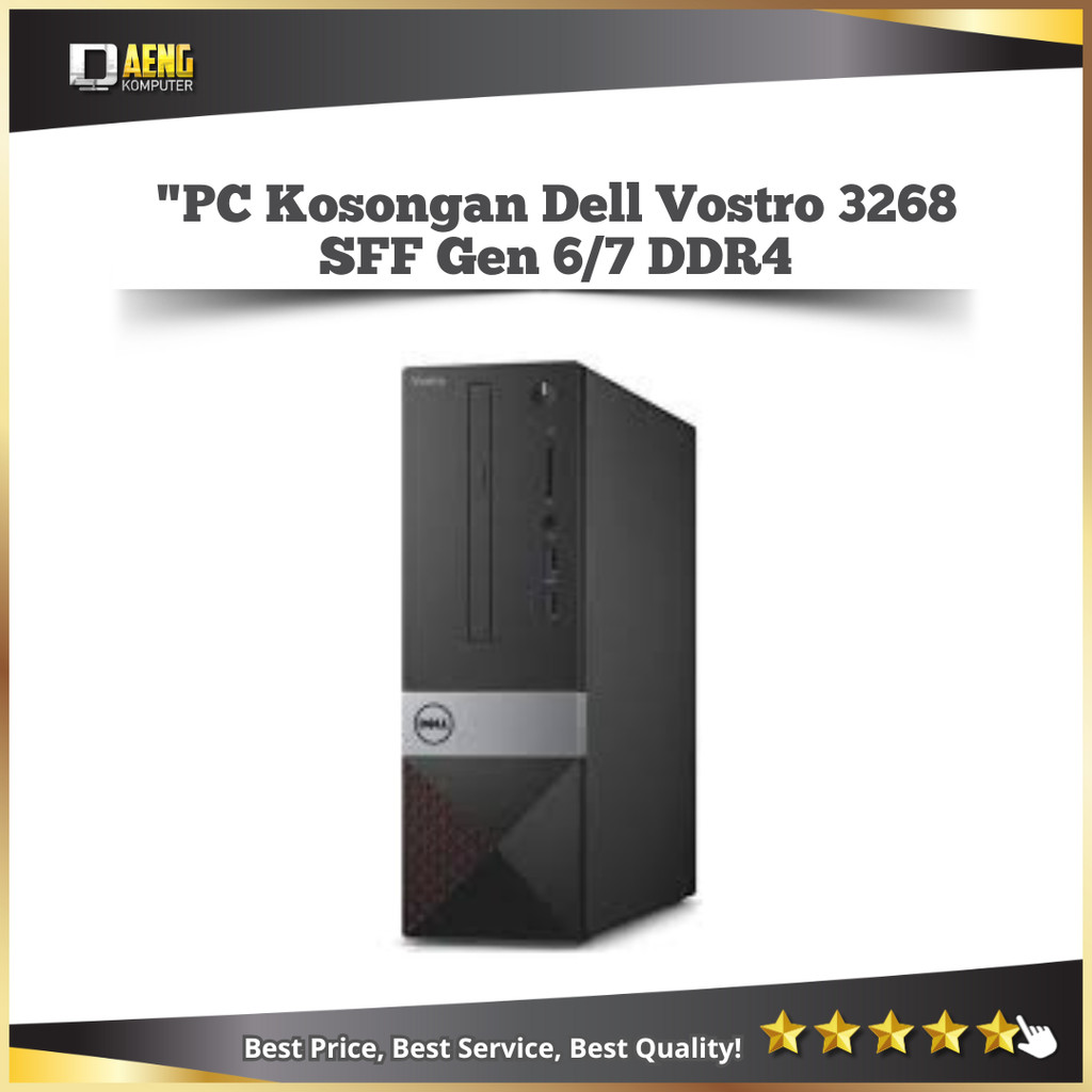 PC Mini Dell Vostro 3268 Kosongan - Socket 1151, DDR4 Gen 6 Gen 7, SFF, Desktop Hemat Ruang